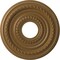 Ekena Millwork Cole PVC Clng Medallion (Fits Canopies up to 4 1/4"), Metallic Gold Rush, 13"OD x 3 1/2"ID x 3/4"P CMP13COCGH - alternate 1